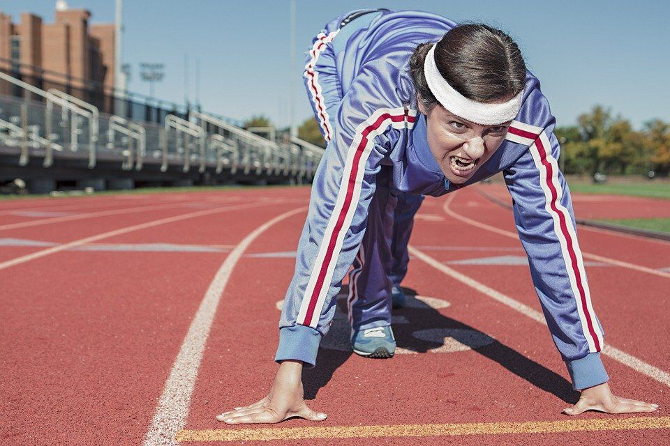 Running, Sprint, Cinder-Track, Cinderpath, Start