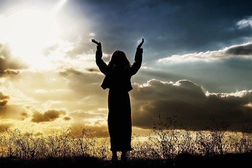 Woman, Praying, Believing, God, Person